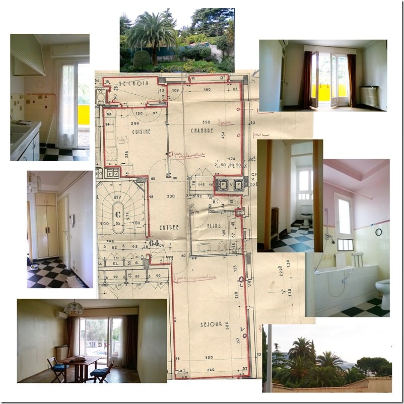 Voici le plan d'origine