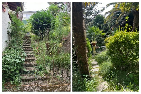 Comment aménager un petit jardin : allées sinueuses et des cheminements