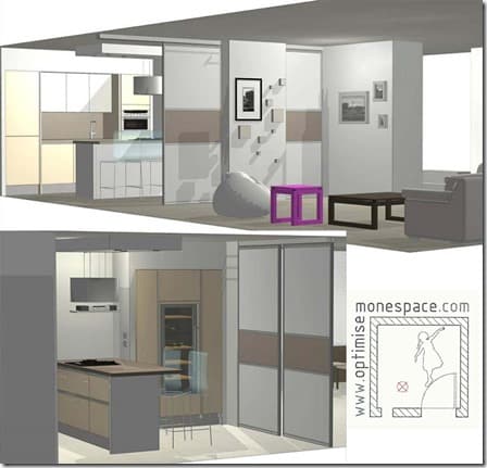 cuisine ouverte et cuisine fermée