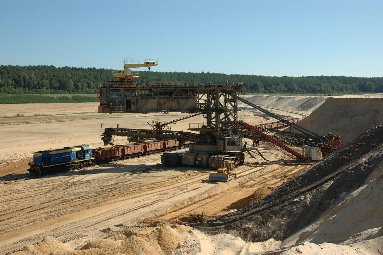 Extraction de sable pour la construction