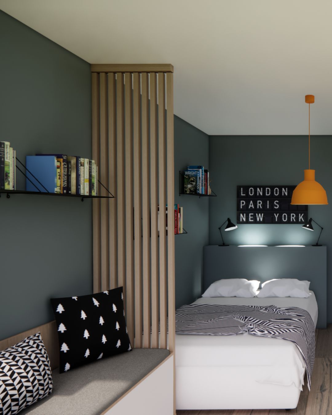 Claustra de séparation chambre ado