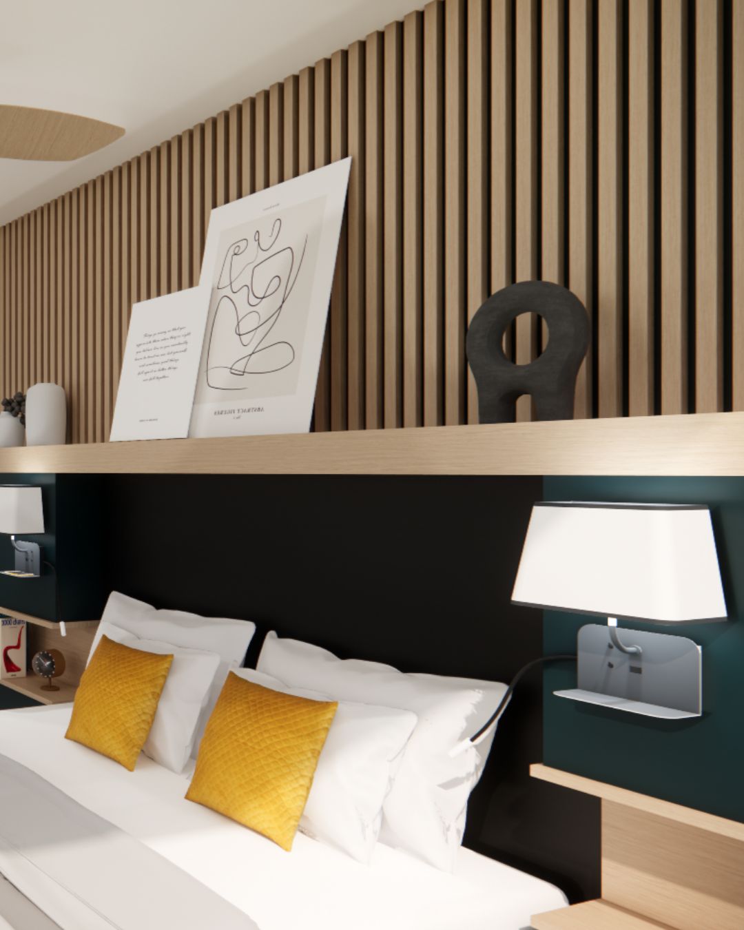 Tête de lit sur mesure suite parentale