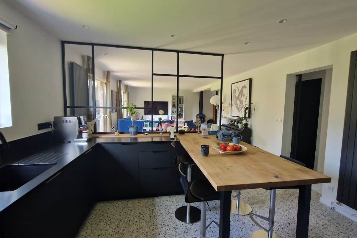 cuisine moderne espace repas 