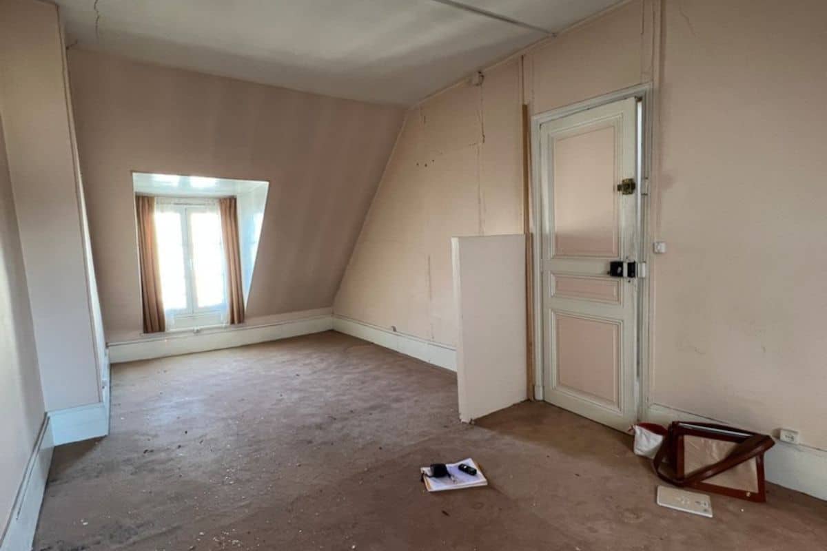 avant rénovation appartement sous les toits