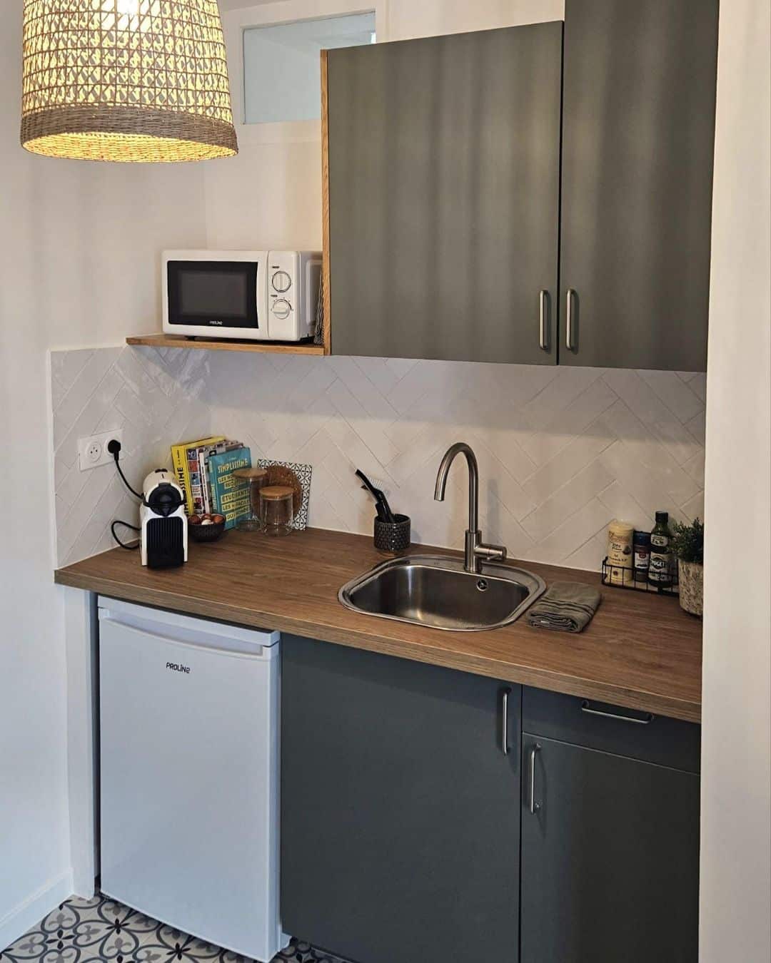 rénovation T2 30m2 Paris cuisine