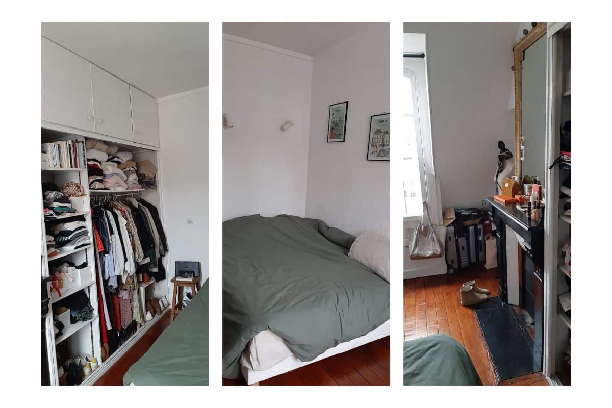 rénovation T2 30m2 Paris chambre avant