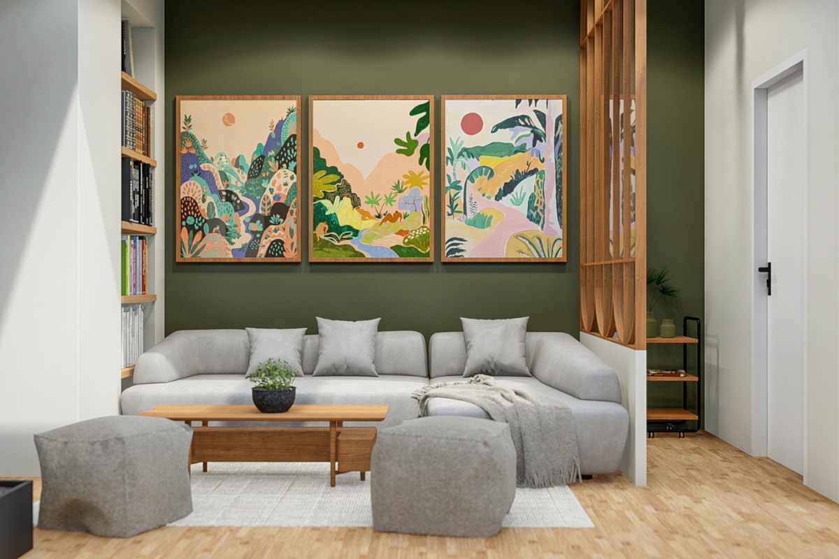 rénovation maison de ville salon après